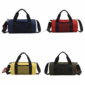 Bolsa de Weekender para mujeres hombres Carry en la bolsa de lona de hombro 5 colores Bolsa impermeable Gimnasio Sport Bolsa de transporte