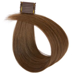 Trama 13 unids/lote 100% cabello humano Natural 6D extensión de cabello humano de segunda generación cabello virgen ruso