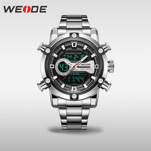 WEIDE montre hommes nouveau luxe européen hommes sport affaires mouvement à Quartz analogique LCD calendrier numérique plusieurs fois hommes montre 313u