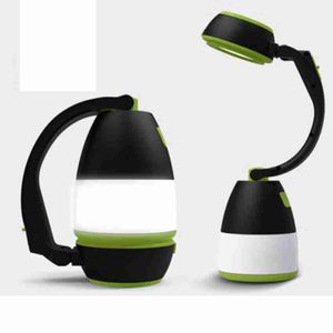 Lámparas de mesa multifuncionales 3 en 1 LED Lámpara de tienda Lámpara de camping Luz de emergencia Hogar USB Recargable Linternas portátiles ZZA2336