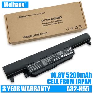 Weihang 5200mAh A32-K55 batería para ASUS X45 X45A X45C X45V X45U X55 X55A X55C X55U X55V X75 X75A X75V X75VD U57 U57A U57V U57VD