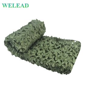 WELEAD 1,5 m Filets de camouflage renforcés Vert pour jardin extérieur Auvent Gazebo Canopy Cacher Camo Network Shading Car Cover Mesh Y0706