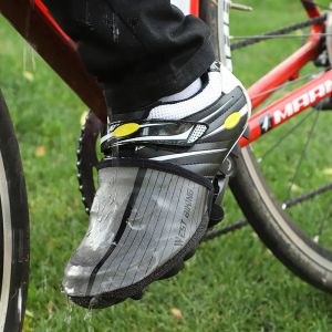 Zapatos de bicicleta de carretera de viento de ciclismo oeste de bicicleta MTB Cubierta media palma reflectante impermeabilizando el ciclismo en ciclismo