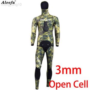 Wetsuits Drysuits Wetsuits Men Spearfishing Suit Diving Suit 3mm Open Cell Wetsuit Yamamoto Diving Wet Suit Neoprene Camouflage HKD230704