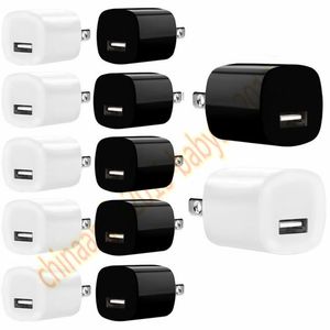 Wit Zwart 5V 1A Us Ac Home Travel Wall Charger Power Adapter Voor Iphone Samsung Galaxy S20 S22 S23 s1 Mp3-speler