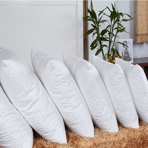 White Pillow Filling Square Neck Pillow Core for Sleeping Bed Sore Cotton Pillow Filler Non-woven Cushion Core Inner Home Decor LJ200821