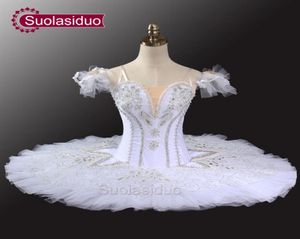 White Swan Lake Professional Tutu Girls Ballerina Costumes Femme Platter Tutu Pancake Ballet Tutu Performance SD00341822104