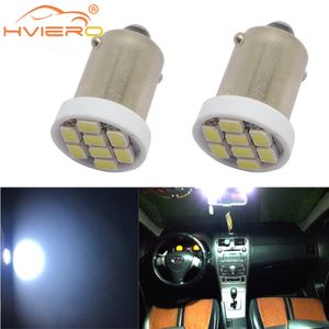 10x White T11 BA9S 1206 8sMD Lights Auto Car LED T4W W6W Festoon Doon Door Marker Bulbs Lámparas de señal DC 12V