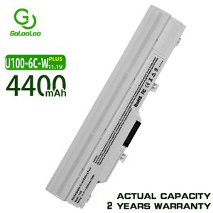 Batterie blanche U100 11.1v 4400MaH pour MSi 14L-MS6837D1 3715A-MS6837D1 6317A-RTL8187SE BTY-S11 BTY-S12 TX2-RTL8187S