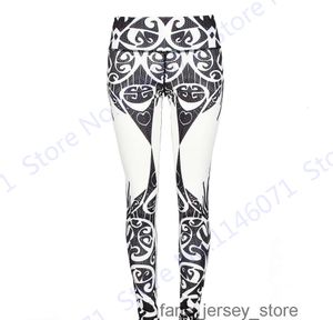 Pantalon de yoga de compression pour femmes blanches Feuilles de saule gris Collants de jogging de sport Extensible Slim Fitness Leggings de gymnastique Sexy taille haute