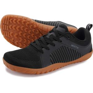 WHITIN Zapatillas para correr todoterreno descalzas para hombre con puntera ancha y suela dispersa