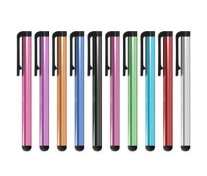 Style capacitif universel 500pcslot Universal Capacitive Stylus pour iPhone5 5S 6 6S 7 7Plus Touch Pen pour téléphone portable pour tablette Différent Col7064298