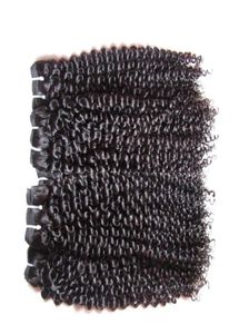 Paquetes de cabello humano Remy brasileño entero Tejido rizado rizado 1 kg 10 paquetes Lote Cabello virgen sin procesar Color natural Corte de On5517281