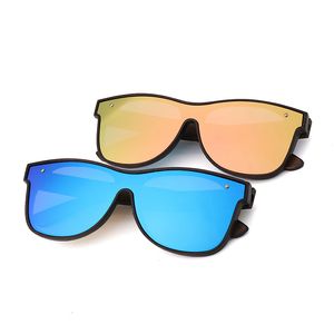 Gafas de sol clásicas retro de bambú y madera para hombre, lentes de sol polarizadas UV 400, hechas a mano, 2021