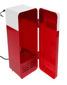 Bureau de bureau entier mini gadget USB Bandons de boisse plus frais Réfrigérateur Mini réfrigérateur avec un réfrigérateur USB LED interne 7590375