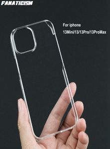 Études transparentes en plastique dur en plastique dur brillant pour iPhone 14 13 12 11 Pro Max Mini XS XR 6S 7 8 plus 11pro 12pro 13pro 14pro 14Plu7660138