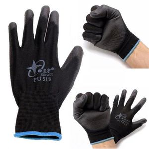 Guantes de trabajo recubiertos de nitrilo completo Nylon Seguridad Trabajo Fábrica Jardín Reparación Protectore Diseño experto en moda Calidad L3219