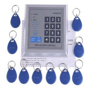 Sistema de control de acceso de bloqueo de puerta de entrada de proximidad de RFID con 10 llaves RE2872577