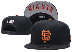 Toda la calidad superior Gigantes SF Snapback Sombreros Gorras Carta bordada Logotipo del equipo Marcas Hip Hop Deportes baratos Béisbol ajustable 8309077