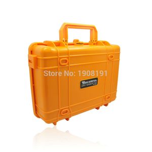 Étui rigide entièrement étanche avec mousse pour appareil photo, équipement vidéo, étui de transport, noir Orange, plastique ABS scellé, sécurité portable 236v