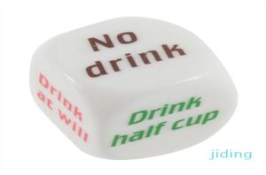 WholeParty Drink Decider Juegos de dados Pub Bar Fun Die Toy Gift KTV Bar Juego Beber dados 25 cm 100 piezas 6485831