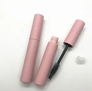 En gros 10 ml de tubes de brillant à lèvres vides récipient cosmétique en plastique rose rechargeable le mascara de mascara eyeliner pour le tube liquide 100pcs
