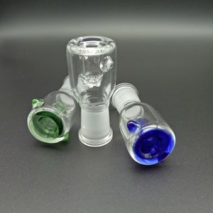 Bol en verre en gros 10 mm 14 mm 18,8 mm femelle mâle bleu clair vert avec écran bols en verre ronds pour plates-formes d'huile Bongs en verre