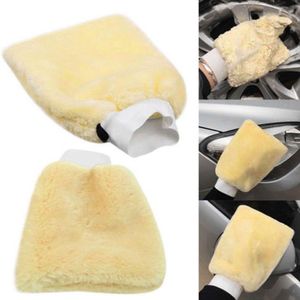 wholesale 18cm26cm microfiber plush car wash glove car detailing soft wash mitten washing glove cleaning tools dhl ups free