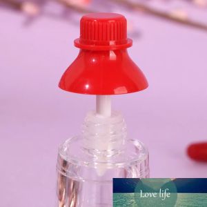 wholesale 1 PC 5 ml Qualité Nouveauté Bouteille De Boisson Brillant À Lèvres Tube Bouteille Vide Tube De Rouge À Lèvres En Plastique Transparent Tube De Brillant À Lèvres avec Capuchon Coloré