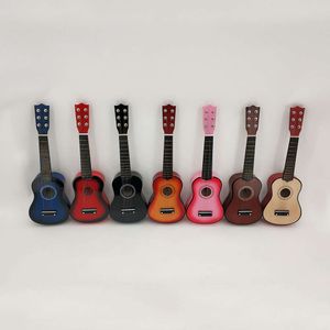 Guitares acoustiques en bois pour soliste, 20 couleurs, 21 pouces, jouables, pour jouets pour enfants, vente en gros