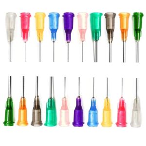 En gros de 200pcs Syringe Dispensing aiguilles avec Luer Lock 14g, 15G, 16G, 18G, 20G, 21G, 22G, 23G, 25G, 27G, 0,5 pouce de longueur, pointe émoussée LL