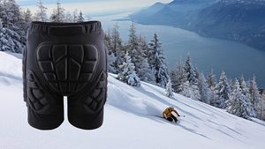 Wholesale- 2020 New fashion Unisex Sport Racing Ski Safety Protection Motorcycle Snowboard Skating Roller Armor Shorts Hip Protector for sal