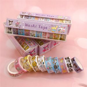 En gros 2016 Cartoon Adhesive Tapes Children's Minet Girl Girl Sticker Decoration Matériau Diy grande collection Handnet and Paper Tape 10 Roll Package