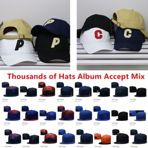 Venta al por mayor 2022 American Sport Team Snapback Caps Fútbol Béisbol Sombreros para hombres Mujeres Viseras deportivas ajustables Gorras miles de Hat Album Aceptar Orden de mezcla