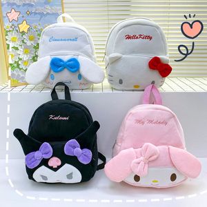 Wholesale 2023 New Korean Cute Kuromi Versatile Plush Large Capacity Girl Heart Backpack Cartoon Imp Casual Student Backpack
