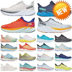 Wholesale 2024 Hoka One Clifton Athletic Shoe Running Shoes Bonddi 8 Carbon X 2 Sneakers Absorbant Road Fashion Mens Womens Top Designer