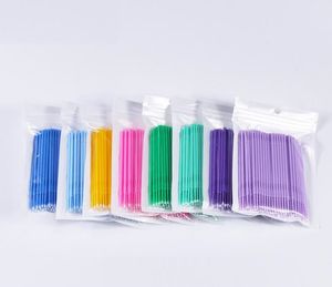 En gros de 30 000 pc / lot Micro Micro Disposable Extension de cils étiquette privée Applicateurs individuels Mascara Brusque Brosse de beauté Outils