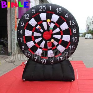 Venta al por mayor, tablero de dardos inflable gigante de 4mH y 13 pies, interesante juego de tiro al blanco, juguete de fábrica de China