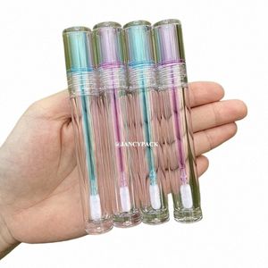 wholesale 4 ml Botellas vacías de brillo de labios Brillo de labios Tubo de bálsamo labial Ctaiers Plástico recargable Brillo de labios Tubo Herramienta Organizador de maquillaje e9QS #