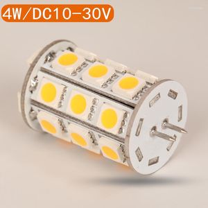 Bombilla LED de 4W G4 al por mayor luz de alta potencia 12vdc Dimmable 20pcs/lote Superbright 5 años Garantía DHL