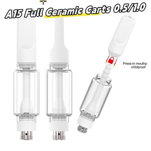 Vente en gros de cartouche 510 CARTRIDE ATOMIQUE VIDE CARTES DE CALLÉS DE VAPE DE VAPE POUR 0,5 ML 1,0 ML 2,0 ML ATOMERIE D'HUILE VAPTE