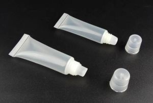 wholesale 5 ml 10 ml en plastique transparent vide rechargeable tubes souples baume à lèvres rouge à lèvres brillant bouteille contenants cosmétiques boîte de maquillage bateau gratuit