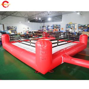 wholesale 5x5m (16.5x16.5ft) Con soplador Puerta libre Barco Actividades al aire libre Ring de boxeo inflable Gladiador Juego deportivo Carnaval Juguetes para la venta