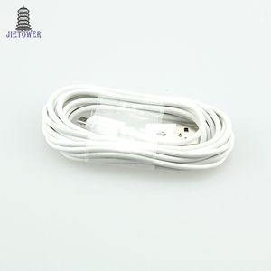 Vente en gros 6FT 2M USB coloré mâle vers micro USB 5 Câble de chargeur de données de synchronisation Sync pour tous les téléphones intelligents 300pcs / lot