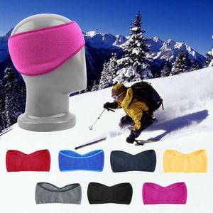 Al por mayor-7 Colores Hombres Mujeres Deportes Antiestáticos Correr Ciclismo Headwrap Diadema Ear Muff Warmer Hair Muffs Band Invierno 2016 Moda