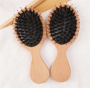 Brosse de Massage à coussin d'air, brosse à poils larges, Double tête, queue plate et pointue, peigne de coiffure professionnel pour Salon de coiffure, vente en gros