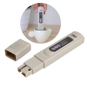 wholesale instrumentos de análisis Medidor digital TDS Monitor TEMP PPM Probador Pluma Medidores LCD Monitores de pureza del agua Mini filtro Probadores hidropónicos TDS-3 en papel