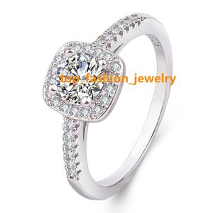 Venta al por mayor de joyas de diamantes cultivados en laboratorio artificial, anillo de bodas de compromiso Unisex con diamantes cultivados en laboratorio de oro real de 14K/18K