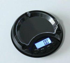Vente en gros Cendrier Balance de poids Balance électronique numérique Balance de bijoux de ménage Cuisine Écran LCD ZZ