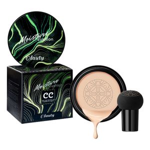 Venta al por mayor BB Air Cushion Foundation Cream Mushroom Head Corrector Blanqueamiento Maquillaje Cosméticos Impermeable Brighten Face Base Tone